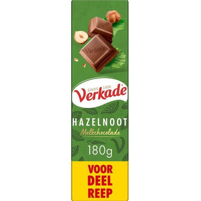 Verkade Hazelnoot Knapperig Voordeelreep 180 g (180g)