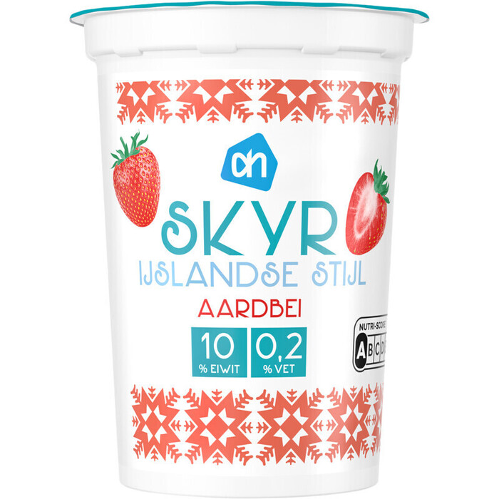 AH Skyr IJslandse stijl aardbei (500g)