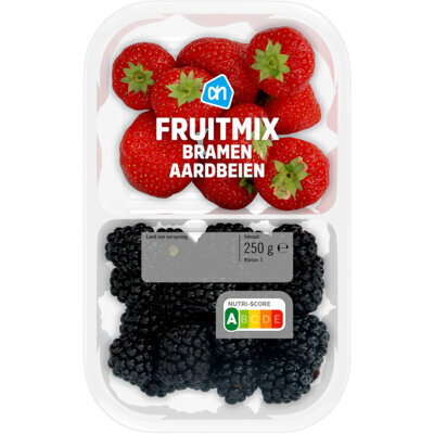 AH Fruitmix bramen aardbeien (250g)