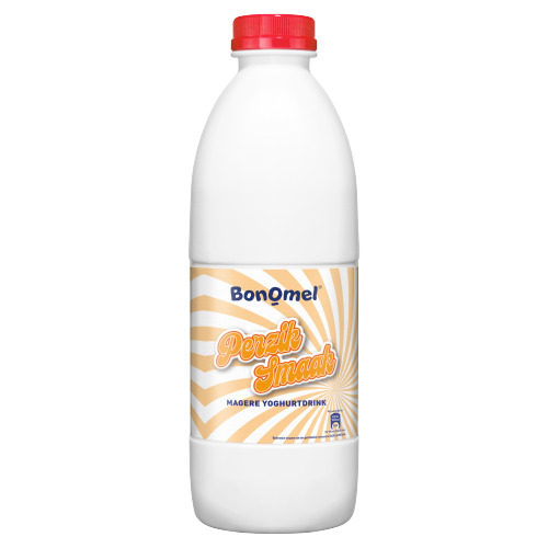 Bonomel Drink Perzik 1 L (Fles, 6 × 1kg)