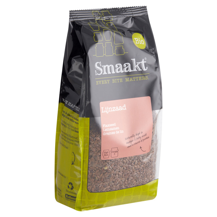 Biologisch Lijnzaad Heel (Stuk, 500g)