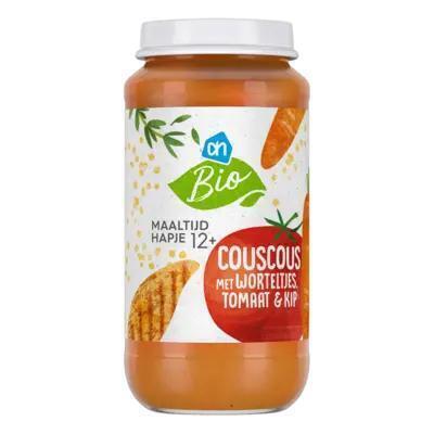 AH Biologisch Couscous met wortelt tom mais kip 12m06 (250g)