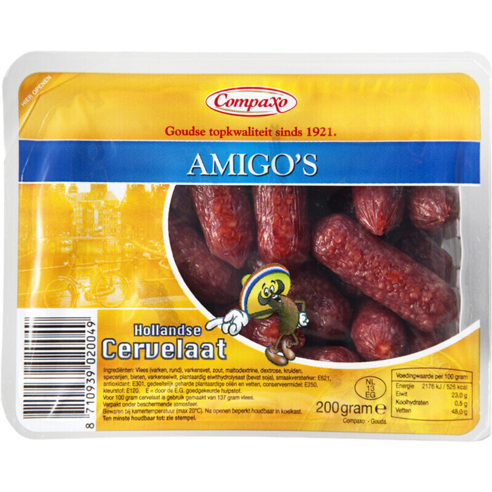 Hollandse cervelaat (Pak, 200g)