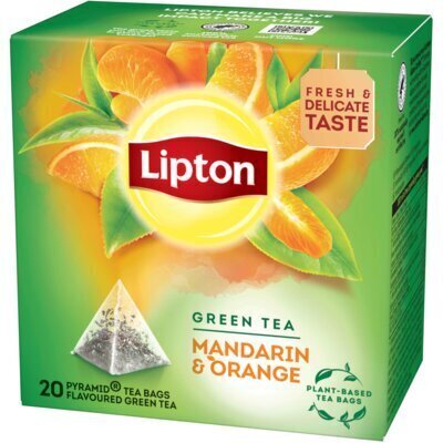 Lipton Groene Thee Mandarin & Orange (36g)