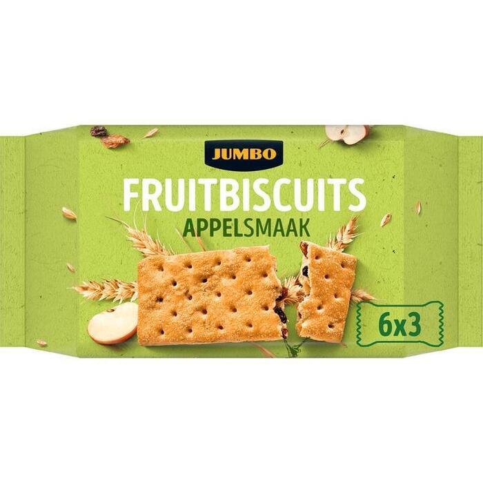 Jumbo Fruitbiscuits Appel 262g (262g)