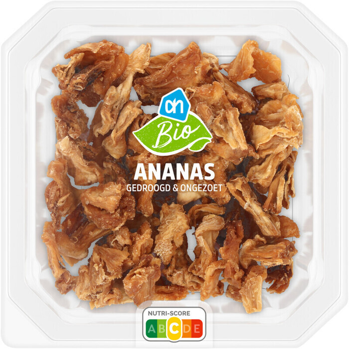 AH Biologisch Ananas gedroogd & ongezoet (80g)