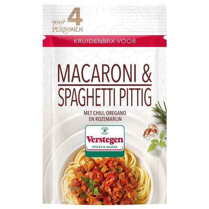 Verstegen Kruidenmix voor Macaroni & Spaghetti Pittig 30 g (30g)