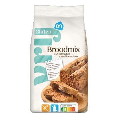 AH Glutenvrij Broodmix met lijnzaad & zonnebloempitten (450g)
