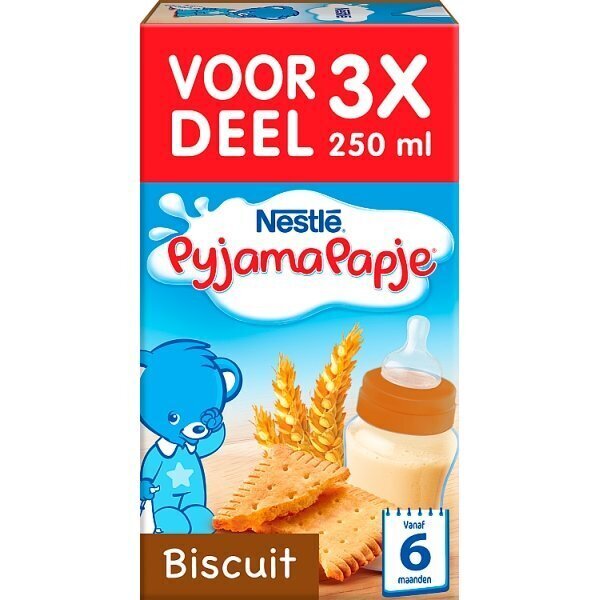Nestlé Pyjamapapje biscuit voordeel (Doos, 0.75L)