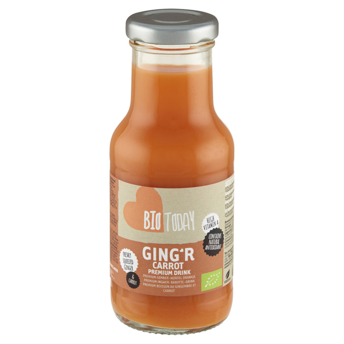 BioToday Premium Gember-Wortel Drankje 250 ml (250ml)