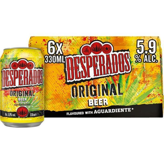 Desperados Original Bier Blik 6 x 33 cl (6 × 33cl)