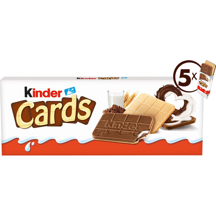 Kinder Cards 5 x 2 Stuks 128 g (128g)