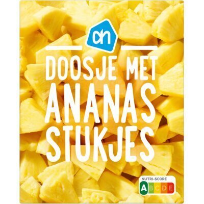 Doosjevol ananasstukjes (doos, 250g)