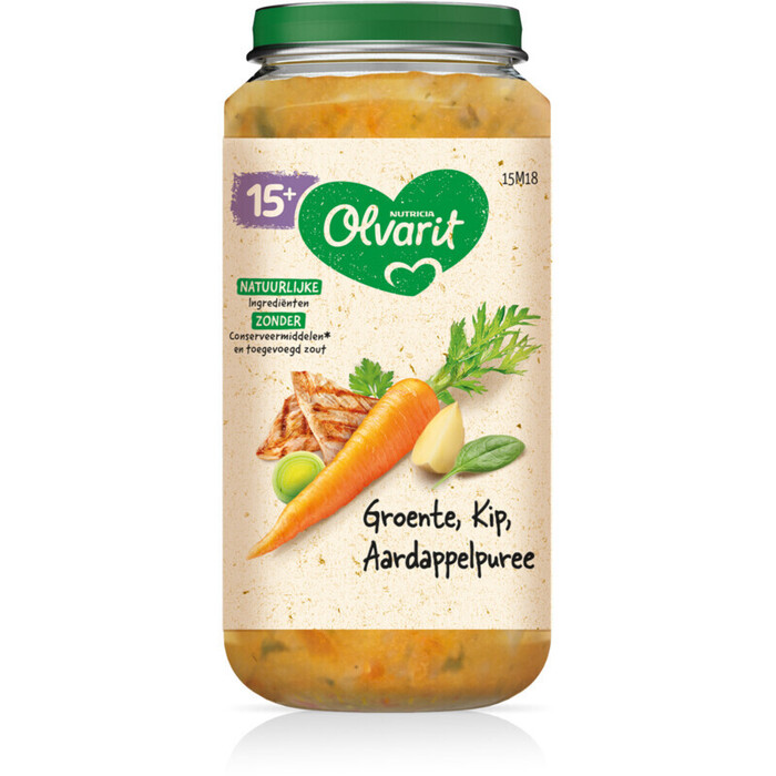 15mnd groente kip aardappelpure (250g)