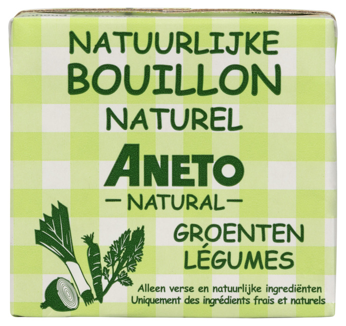 Aneto Natuurlijke bouillon naturel groenten (0.5L)