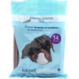 g'woon Dental Sticks Mini 14 Stuks