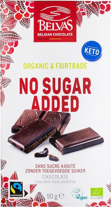 Pure chocolade 70% zonder toegevoegde suiker (90g)