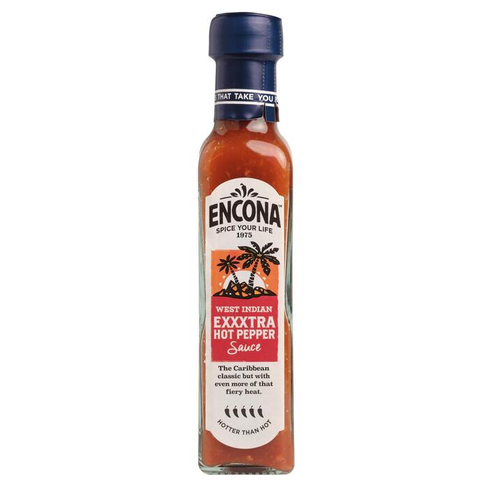 Encona pepersaus extra heet (Fles, 150g)
