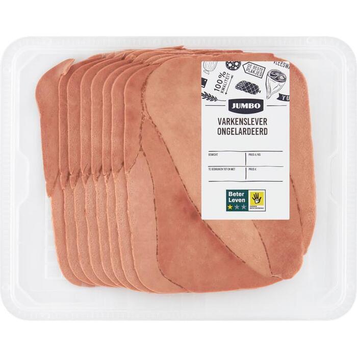Jumbo Varkenslever Ongelardeerd ca. 100 g
