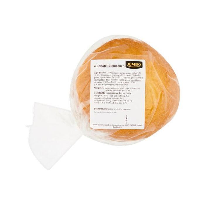 Jumbo Schotel Eierkoeken 4 Stuks (300g)
