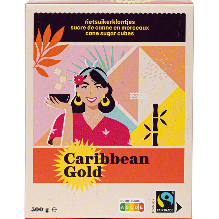 Caribbean Gold Rietsuiker Klontjes Fairtrade 500 g (500g)