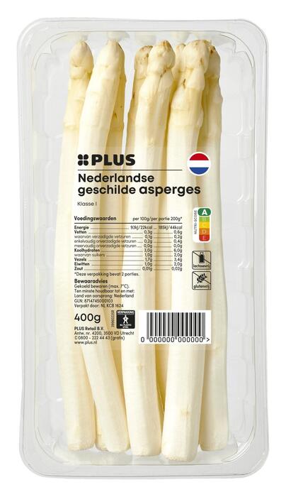 Asperges geschild (Schaal, 400g)