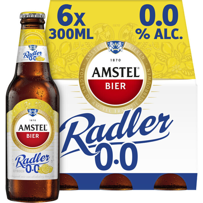 Radler 0.0 Bier Citroen Fles 30 cl (Fles, 6 × 30cl)