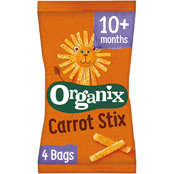 Organix Goodies Wortel Knabbels 12+M 4 x 15g (4 × 15g)