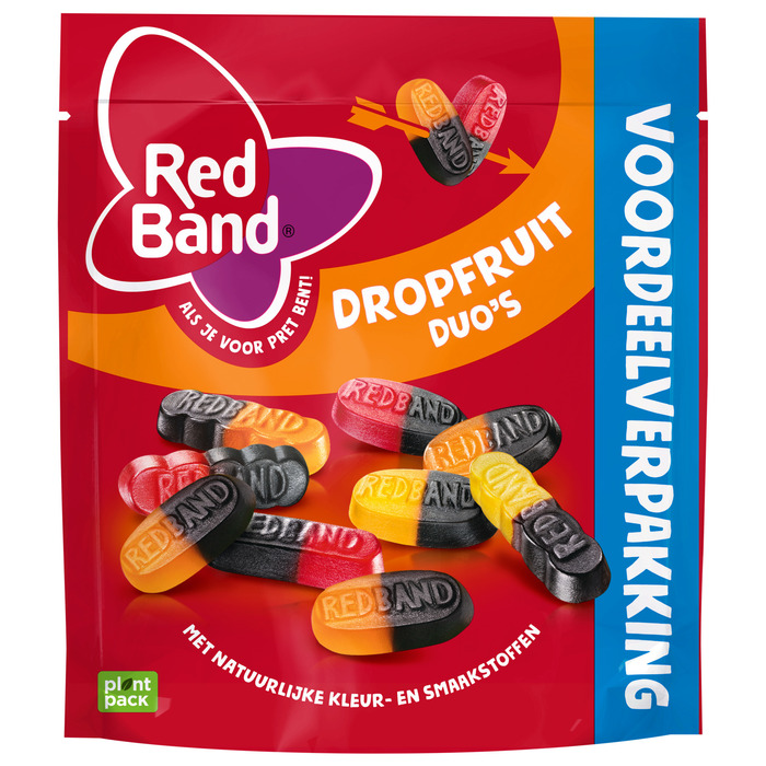 Red Band Dropfruit Duo's Voordeelverpakking 365 g (365g)