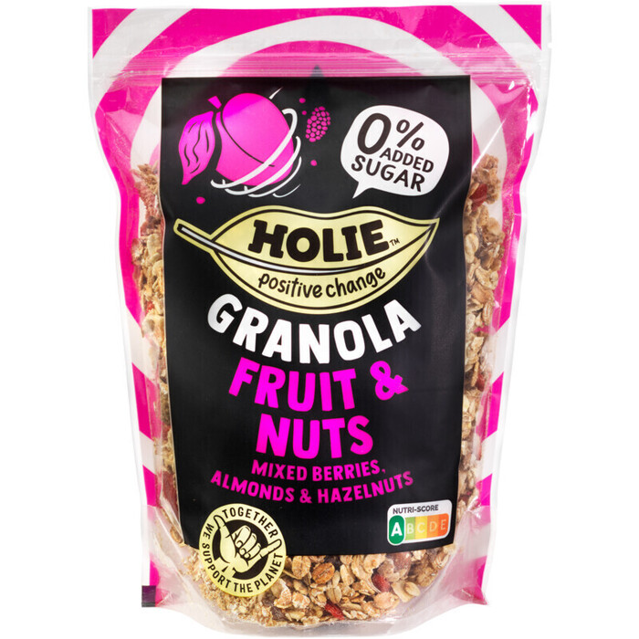 Holie Granola fruit & nuts mixed berries (350g)
