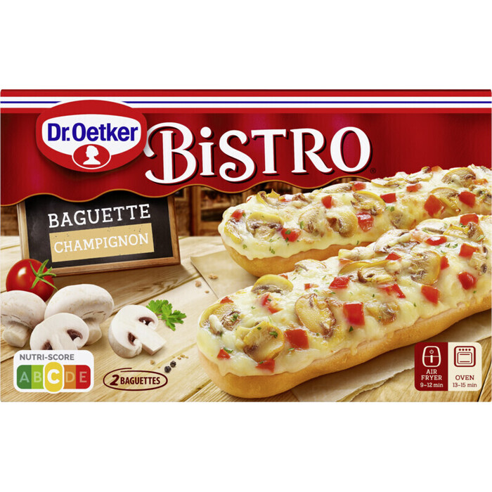 Dr. Oetker Bistro classique baguette champignons 2 x 125 g (250g)