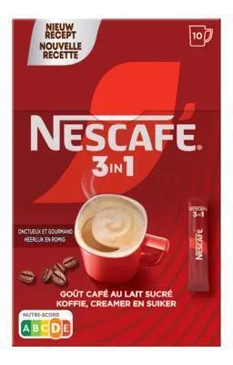 Nescafé 3in1 smooth & rich oploskoffie (155g)