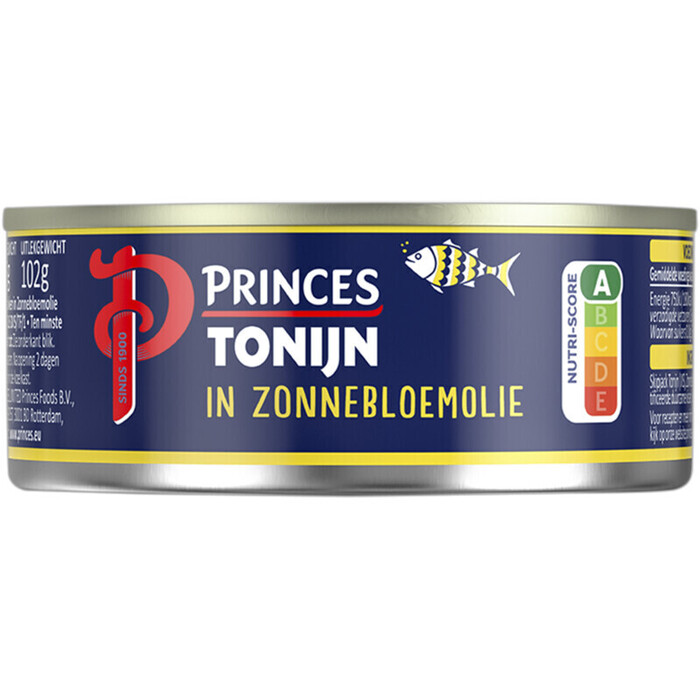 Princes Tonijnstukken in zonnebloemolie (145g)