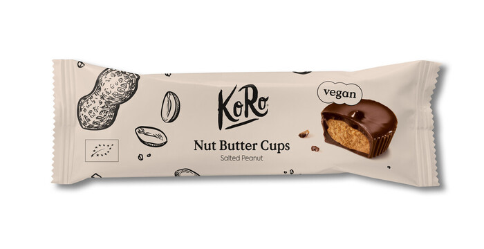 KoRo Nut butter cups salted peanut (39g)