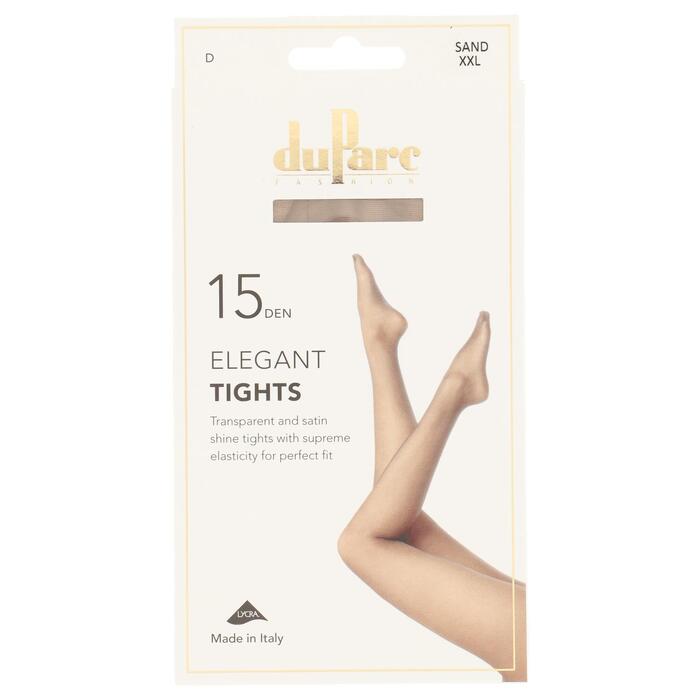 DuParc Panty Lycra 15D Satijnglans sand XXL