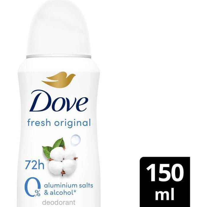 Dove Original 0% deodorant spray (150ml)
