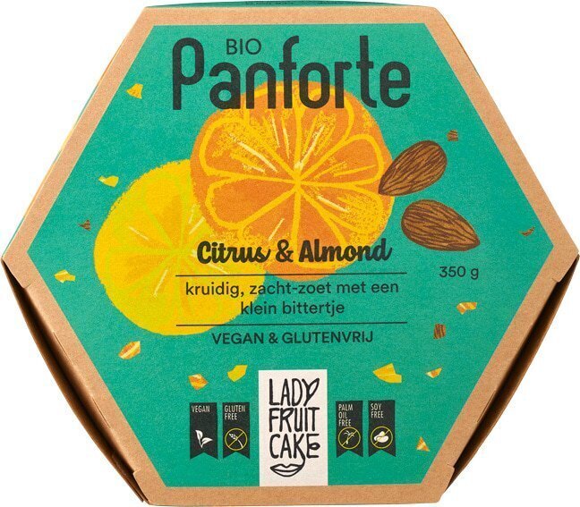 Panforte citroen amandel (350g)