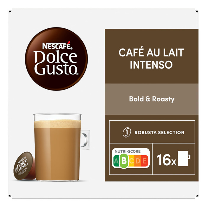 NESCAFÉ Dolce Gusto Café au Lait Intenso 16 Capsules 160 g (160g)