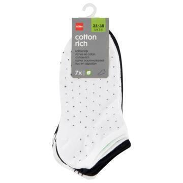 HEMA Sokken Katoenrijk Maat 35-38 7 Stuks
