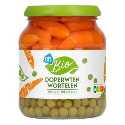 Doperwten en wortelen (pot, 340g)