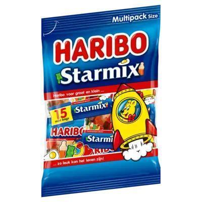 Haribo Starmix mini (plastic zak, 375g)