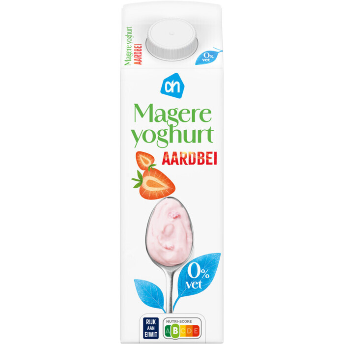 AH Magere yoghurt aardbei (1L)