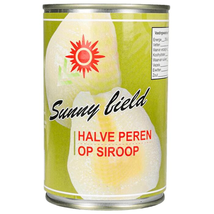 Halve peren op siroop (Blik, 410g)