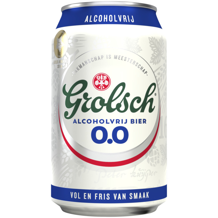 Grolsch 0.0% Alcoholvrij bier (33cl)