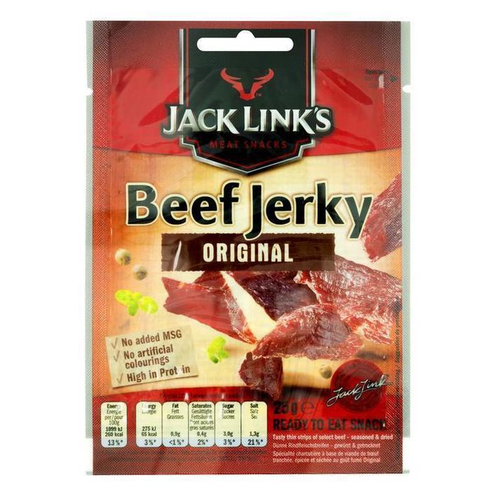 Meat Snacks Beef Jerky Original (Zakje, 25g)