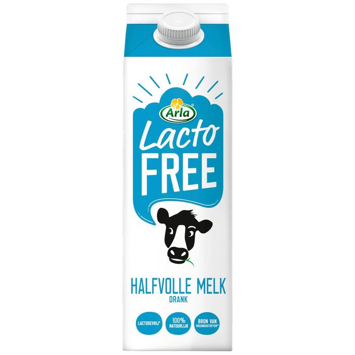 Lactofree halfvolle melk (Pak, 1L)