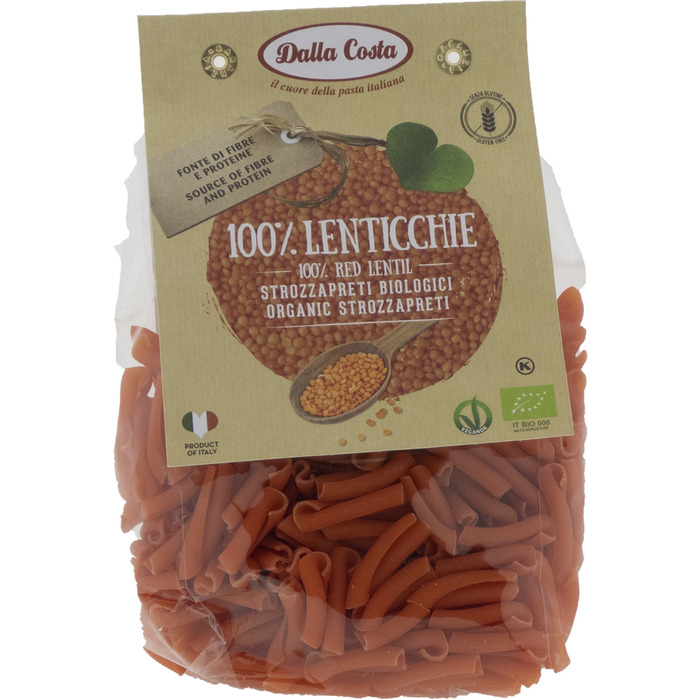 Linzen pasta 100% rode linzen (250g)