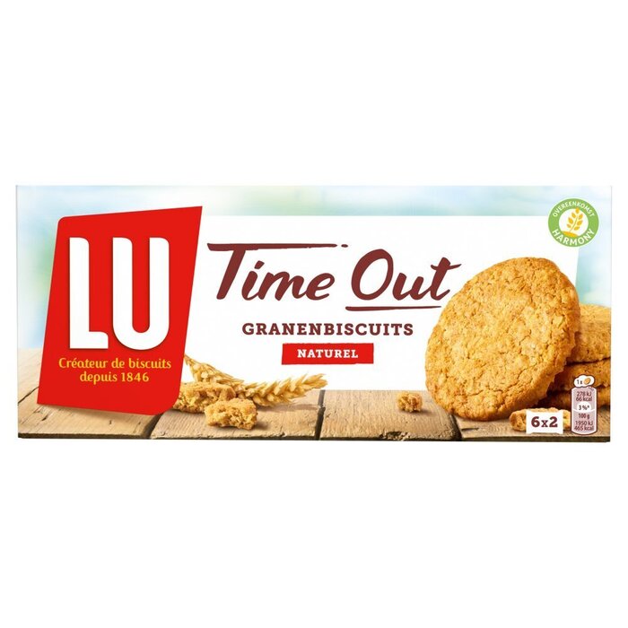 Time out granenbiscuits naturel (Doos, 171g)