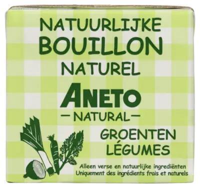 Aneto Natuurlijke bouillon naturel groenten (0.5L)