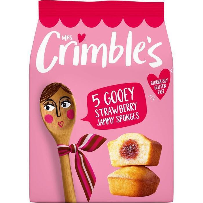 Mrs Crimbles Strawberry SpongeCakes 175g (5 × 35g)